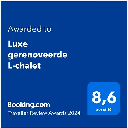 Luxe Gerenoveerde L-chalet Putten