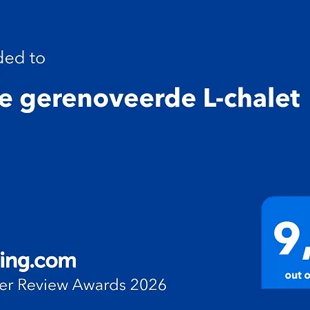 Chalet Luxe Gerenoveerde L-chalet *